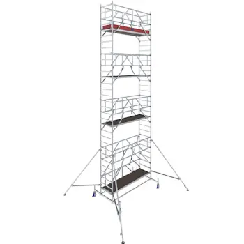 KRAUSE STABILO aluminijumska pokretna skela 2.50x0.75m radna visina 9.40m 772077-1 KRAUSE STABILO aluminijumska pokretna skela 2.50x0.75m radna visina 9.40m 772077-1